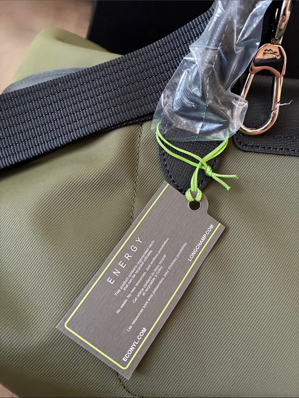 LONGCHAMP LE PLIAGE ENERGY LARGE TRAVEL BAG - Picture 10 of 14